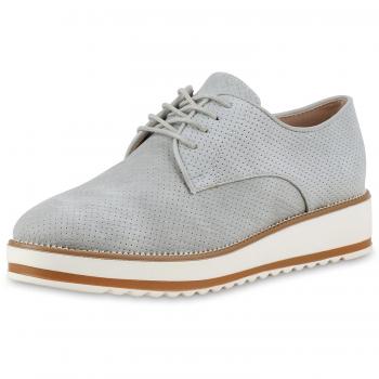 Japado - Zapatos de vestir brogues Mujer
, color gris, talla 37 EU