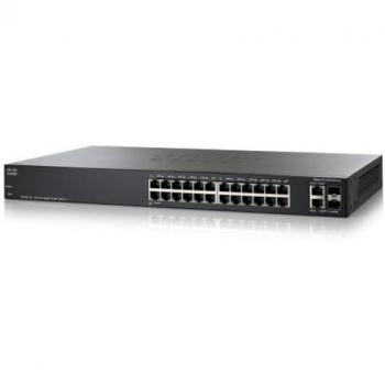 Cisco SG200-26 Smart Switch 24 Gigabit Ethernet 10/100/1000 Ports 2 Combo Mini-GBIC Ports