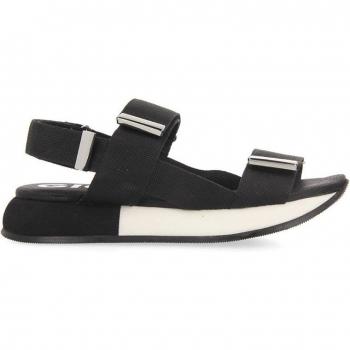 Sandalias Gioseppo Negras Mujer Plataforma Ajustable