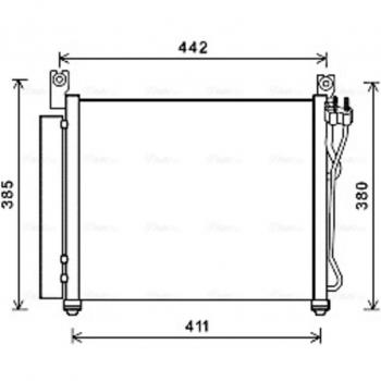 Condensador de aire acondicionado AVA COOLING KAA5158D PRASCO KAA5158D