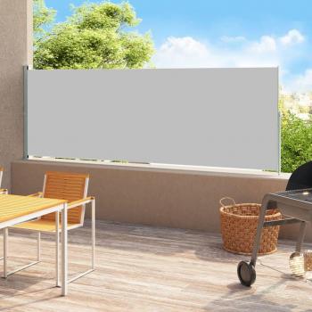vidaXL Retractable Side Awning 220x500 cm Grey