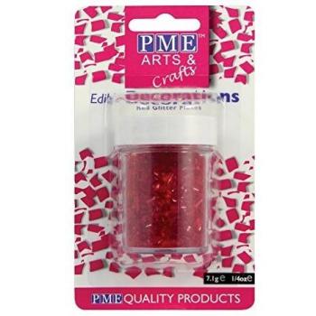 PME Glitter Flakes Red 7 g