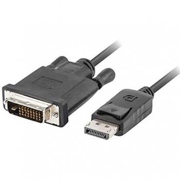 Cable DISPLAYPORT LANBERG Macho/DVI-D Macho 24+1 1.8M Negro