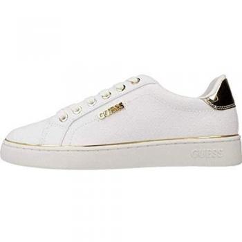 Guess Beckie Women's White Leather Sneakers