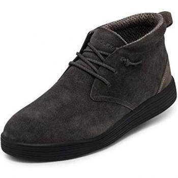 Botines Hey Dude - Modelo Jo Suede en Color Marrón Oscuro con Cordones
