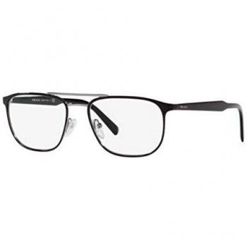 Prada 0PR 54XV Monturas de gafas, Top Black On Gunmetal, 53 para Hombre