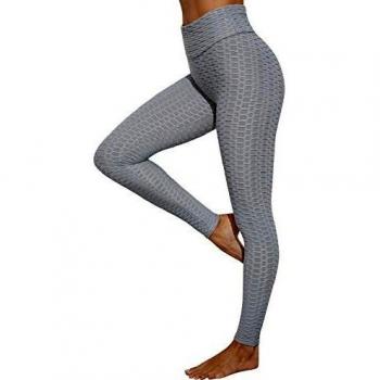 CMTOP Mallas Leggings Mujer Pantalones de Yoga Fitness Cintura Alta Pantalones Deportivos para Running Training Estiramiento Yoga y Pilates