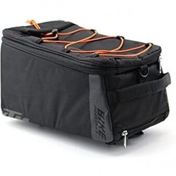 Bolsa de bicicleta portabultos KTM Sport Trunk Bag Pequeña Snap It 14L Negra