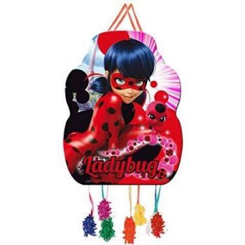 Piñata de Fiesta Temática Ladybug para Cumpleaños y Eventos Especiales