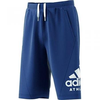 adidas SID Pantalones Cortos, Niños, Azul/Blanco