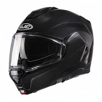 Casco HJC I100 Sólido - Doble Homologación P/J, Color Negro, Talla XL