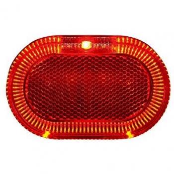 Marmans Bicycle LED Taillight H-Track Dynamo Anglas Mount 80mm STVZO Rojo