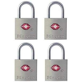 Master Lock Padlock, Keyed TSA-Accepted Luggage Lock, 7/8 in. Wide, 4683Q