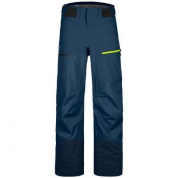 Pantalones de esquí para hombre Ortovox 3L Ravine Shell Pants M (sly fox) marrón