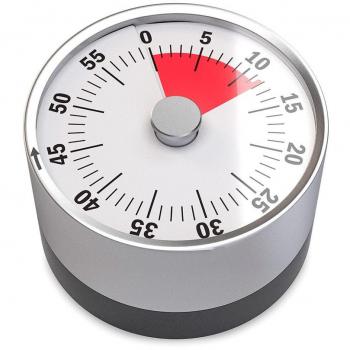 Balvi - Basics minutero mecánico y magnético. Cuenta hasta 60 Minutos. Sonido de Alarma al alcanzar e