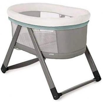 Ingenuity Portable Folding Rocking Bassinet with Wooden Frame - Wallace