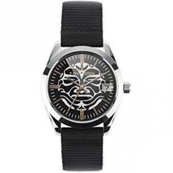 ToyWatch PU01BKM TOYPULP Champagne Black Dial Watch Stainless Steel Canvas