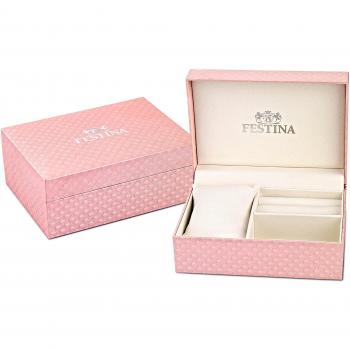 Reloj Festina Mademoiselle F20214/1 con brazalete de Acero inoxidable bañado en oro y esfera blanca