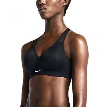 Nike Pro Rival Bra - Sujetador para mujer, color negro / blanco, talla 30D