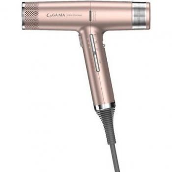 Secador Profesional iQ3 Perfetto Oro-Rosa 1600W, Ultra Ligero, Motor Sin Escobillas, 110000 RPM