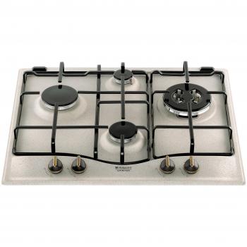 Placa de cocción a gas empotrada Hotpoint PCN 640 T (AV) R /HA, 4 quemadores, 60 cm, color avena