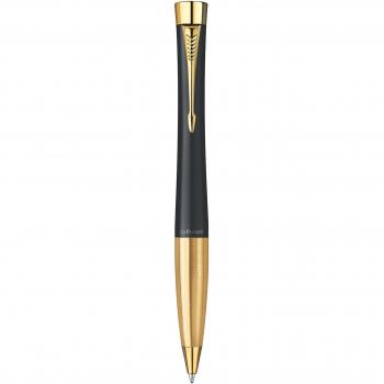 Bolígrafo Parker Urban Negro Mate con Detalles en Dorado