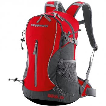 Trangoworld Mochila Baikal 25, Unisex, Rojo/Antracita, Talla única