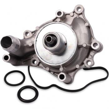 Bomba de agua HEPU P658 con kit de juntas sin termostato mecánico, carcasa monocasco de metal y cárter de aluminio, compatible con AUDI A8 D4