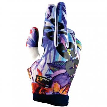 Inconnu 100% iTrack Paradise – Guantes de protección, Color Orange et Jaune, tamaño Medium