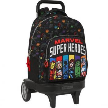 Mochila con Ruedas Grande Safta Compact Evolution Extendible Avengers Super Heroes 33x45x22cm