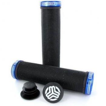 SB3 PSYLO Grips - Manoplas para Bicicletas, Color Negro