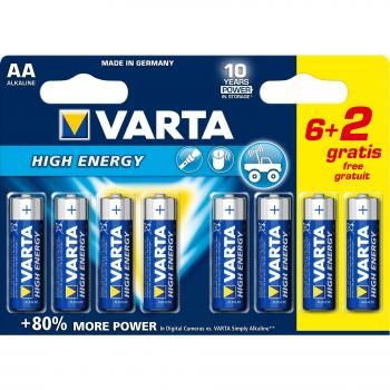 Pila alcalina 4906lr06 aa blister6 + 2varta de 20 unidades