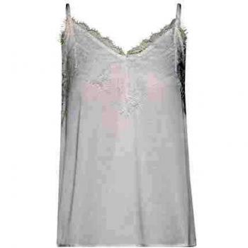 Vero Moda VMVICTORIA Singlet SB5 Camiseta sin Mangas, Blanco, M para Mujer
