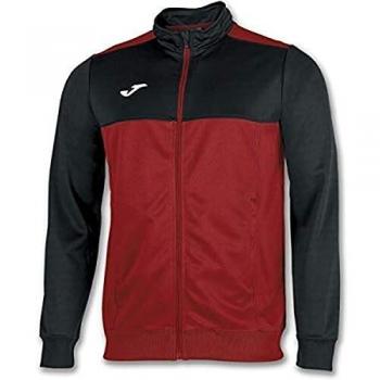 Joma Winner Sudadera, Niños, Rojo/Negro, 5XS