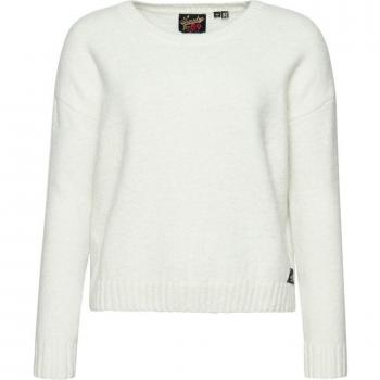 Jersey de Cuello Redondo Essential Beige para Mujer Superdry
