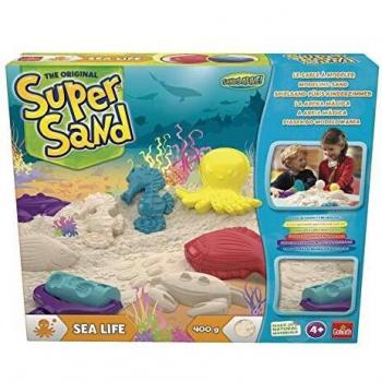 Goliath-83293 Super Sand Vida Marina, color blanco, única