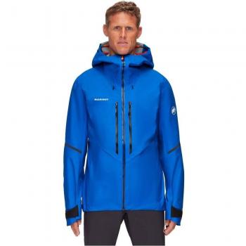 Mammut Nordwand Advanced Men's Lightweight Breathable Hardshell Jacket - Blue, Large