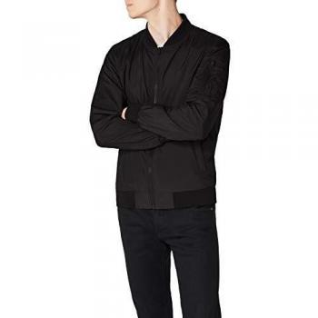 Urban Classics Light Bomber Jacket Chaqueta, Negro