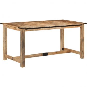 Mesa de comedor madera maciza de mango 160x80x75 cm vidaXL