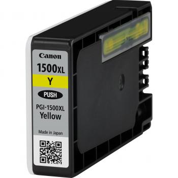 Canon PGI-1500XL High Yield Yellow Ink Cartridge 12ml (Yield 935 Pages) - 9195B001