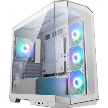 MSI MAG PANO M100R Caja Semitorre ATX Blanca con Panel Lateral de Cristal Templado y Conexión USB 3.2