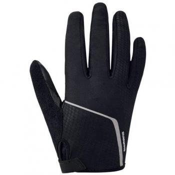 SHIMANO Guantes Largos SH Transit Neg T-L, Unisex Adulto