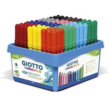 Giotto Turbo Maxi Schoolpack 108 Uds.