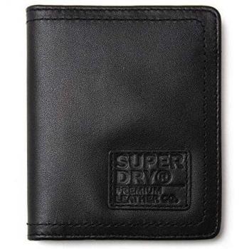 Superdry Badge Card Hombre Wallet Negro One Size
