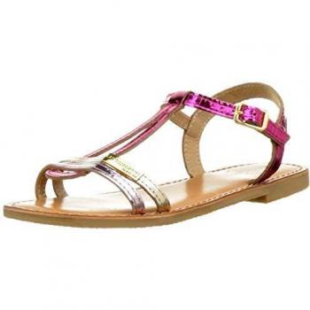 Les Tropéziennes par M. Belarbi Bada, Sandalia con Pulsera para Niñas, Rosa