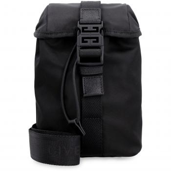 Givenchy Men's 4G Light Mini Nylon Backpack in Black | BKU02CK17R Color 001, Stylish Men's Backpack, Black male, Size: ONE SIZE