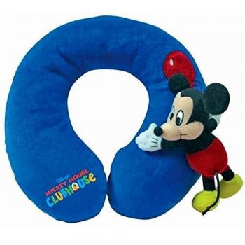 Disney - Cojín de cuello para viaje con peluche, almohada de cuello para viaje con peluche.