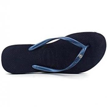 Sandalias Havaianas Slim Crystal para Mujer Azul Marino