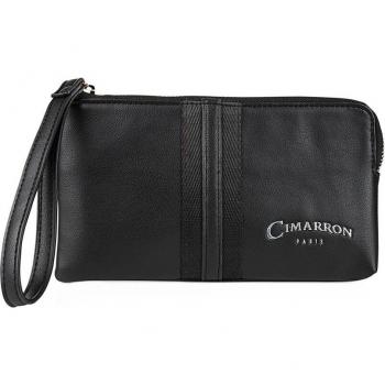 Cartera de mujer Jenison con asa de muñeca en color negro