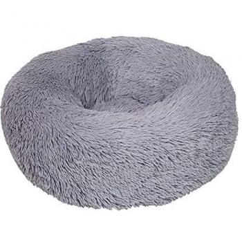 Cama Donut Clásica Nobby Esla para Perros y Gatos Gris 50x20 cm